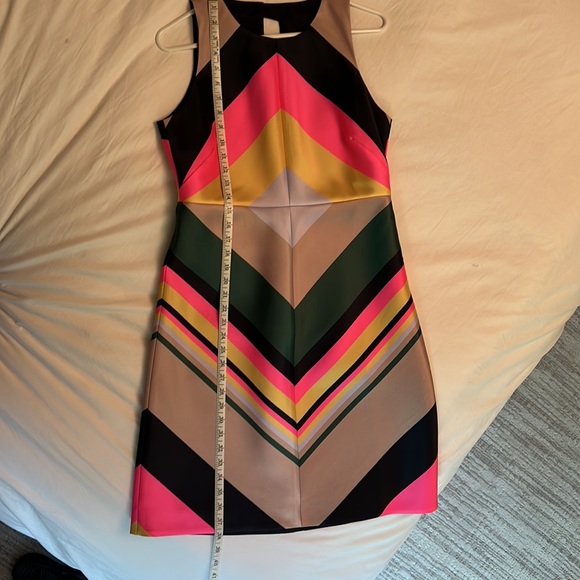 J Crew Pop-Stripe sleeveless dress.  Size 6 reg - Picture 6 of 6